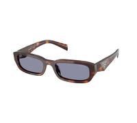 Prada PR B06S 15W03N Woman Sunglasses Acetate Turtle Grey Squared Normal