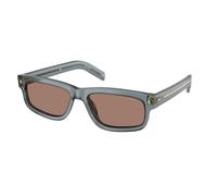 Prada PR B11S 17T05D Man Sunglasses Acetate Blue Brown Squared Normal