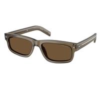 Prada PR B11S 18T70F Men's Sunglasses Brown Size 57