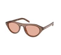 Prada PR B15S 28I50W Woman Sunglasses Acetate Transparent Pink Geometric Normal