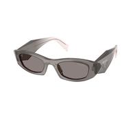 Prada PR B16S 20F80Q Woman Sunglasses Acetate Grey Grey Round Normal