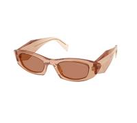 Prada PR B16S 28E90Q Woman Sunglasses Acetate Brown Brown Round Normal