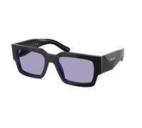 Prada PR B17S 16K01O Man Sunglasses Acetate Black Violet Squared Normal