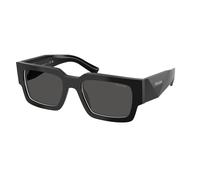 Prada PR B17S 16K08Z Man Sunglasses Acetate Black Grey Squared Normal