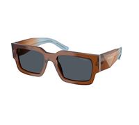 Prada PR B17S 25F70B Man Sunglasses Acetate Brown Grey Squared Normal