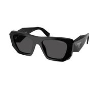 Prada PR B18S 16K08Z Woman Sunglasses Acetate Black Grey Squared Normal