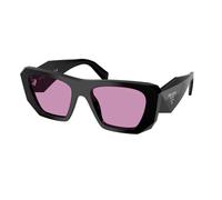 Prada PR B18S 16K30G Woman Sunglasses Acetate Black Violet Squared Normal