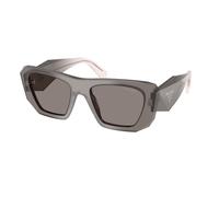Prada PR B18S 20F80Q Woman Sunglasses Acetate Grey Grey Squared Normal