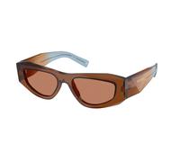 Prada PR B19S 25F90Q Man Sunglasses Acetate Brown Brown Pillow Normal