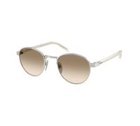 Prada PR B52S 1BC80K Woman Sunglasses Metal Silver Pantos Normal Shaded