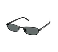 Prada PR B54S 1AB5Z1 Man Sunglasses Metal Black Grey Squared Polarized