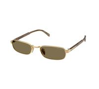 Prada PR B54S 5AK90F Man Sunglasses Metal Gold Brown Squared Normal
