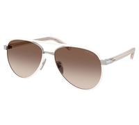 Prada PR B57S 23E10S Womenâs Sunglasses White Size 59