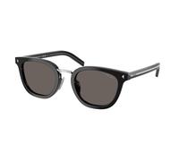 Prada PR C01SD 16K731 Man Sunglasses Acetate Black Grey Cat Eye Normal