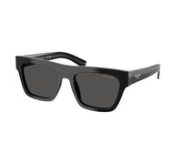 Prada PR C03S 16K08Z Man Sunglasses Acetate Black Grey Squared Normal
