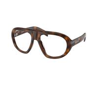Prada PR C05S 20D08N Woman Sunglasses Acetate Turtle Transparent Geometric Normal