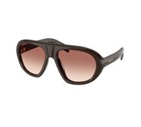 Prada PR C05S 27I70X Woman Sunglasses Acetate Brown Brown Geometric Normal Nuanced