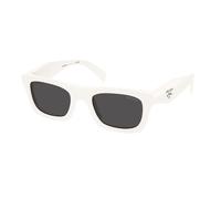 Prada PR C06S 17K08Z Woman Sunglasses Acetate White Grey Pillow Normal