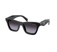 Prada PR C07S 16K90A Woman Sunglasses Acetate Black Grey Butterfly Normal Shaded