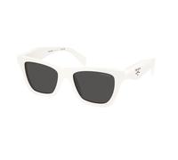 Prada PR C07S 17K08Z Woman Sunglasses Acetate White Grey Butterfly Normal