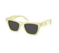 Prada PR C07S 21G08Z Woman Sunglasses Acetate Yellow Grey Butterfly Normal