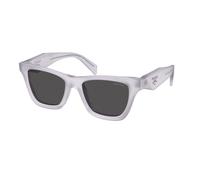 Prada PR C07S 22G08Z Woman Sunglasses Acetate Transparent Grey Butterfly Normal