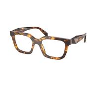 Prada PR C08V 14L1O1 Woman Optical frames Acetate Turtle Geometric Normal