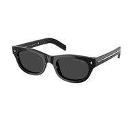 Prada PR C09S 16K08G Man Sunglasses Acetate Black Grey Cat Eye Polarized