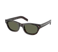 Prada PR C09S 17N03R Man Sunglasses Acetate Turtle Green Cat Eye Polarized