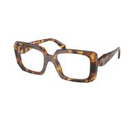 Prada PR C09V 14L1O1 Woman Optical frames Acetate Turtle Pillow Normal