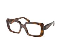 Prada PR C09V 20D1O1 Woman Optical frames Acetate Havana Pillow Normal