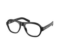 Prada PR C12V 16K1O1 Woman Optical frames Acetate Black Pillow Normal