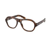Prada PR C12V 20D1O1 Woman Optical frames Acetate Havana Pillow Normal