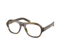 Prada PR C12V 23G1O1 Woman Optical frames Acetate Brown Pillow Normal