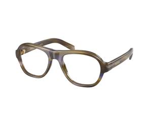 Prada PR C12V 23G1O1 Woman Optical frames Acetate Brown Pillow Normal