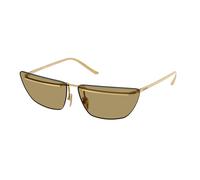Prada Woman Sunglass PR C52S - Frame color: Gold, Lens color: Green Olive