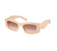 Prada PR D03SD 25B50L Woman Sunglasses Acetate Pink Pink Squared Normal Nuanced