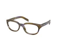 Prada PR D03VU 23G1O1 Woman Optical frames Acetate Turtle Transparent Pantos Normal