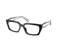 Prada PR D05V 20G1O1 Woman Optical frames Acetate Black Transparent Squared Normal