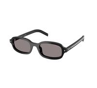Prada PR D06S 16K03D Woman Sunglasses Acetate Black Grey Round Normal