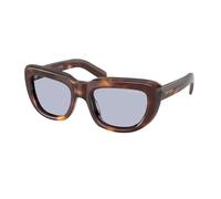 Prada PR D07S 15W30X Woman Sunglasses Acetate Turtle Violet Squared Normal