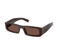 Prada PR D09SD 27I90W Man Sunglasses Acetate Brown Brown Squared Normal