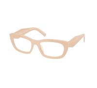 Prada PR D09V 25B1O1 Woman Optical frames Acetate Pink Transparent Geometric Normal