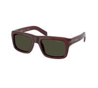 Prada PR D11S 25J50X Man Sunglasses Acetate Red Green Squared Normal