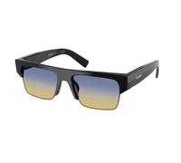 Prada PR D12SU 16K50E Man Sunglasses Acetate Black Yellow Squared Normal