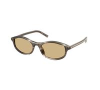 Prada Woman Sunglass PR D17S - Frame color: Striped Ebony, Lens color: Yellow
