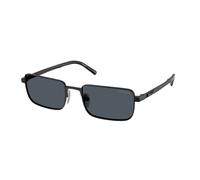 Prada PR D54S 7AB70B Man Sunglasses Metal Black Grey Squared Normal