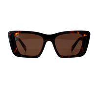 Prada Woman Prada PR 08YS 01V8C1 Sunglasses Acetate Turtle Brown Butterfly Normal