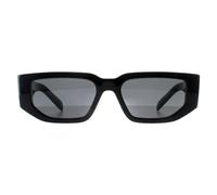 Prada Man PR 09ZS 1AB5S0 Sunglasses Acetate Black Grey Squared Normal