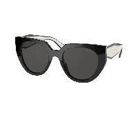 Prada SPR14W 09Q5S0 Black-Talc/Dark Grey